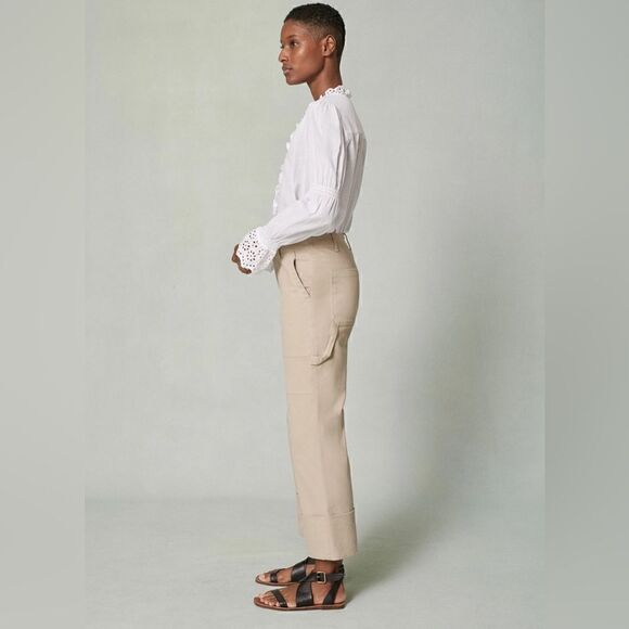 🇬🇧ME+EM Straight-Leg Utility Cuff Trouser - Picture 4 of 12